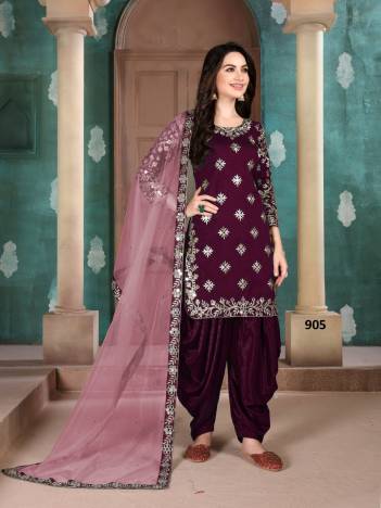Aanaya 900 Series By Dani Designer Partywear Patiyala Suit Collection